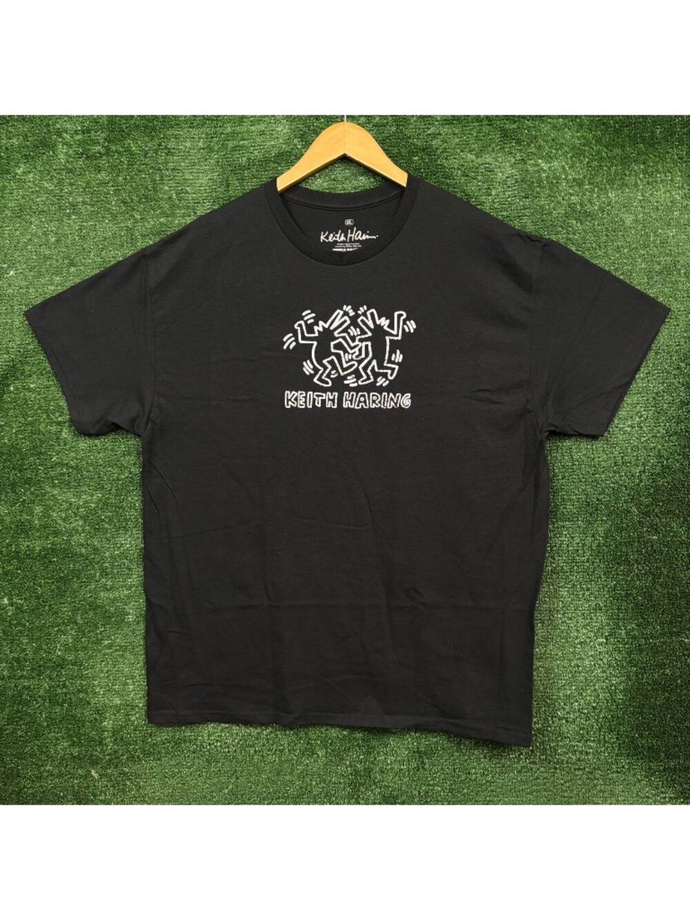 Keith Haring Chalk Line Poster T-Shirt Size Extra Large